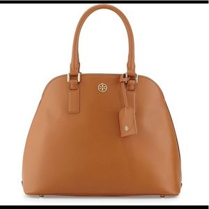 Tory Burch Robinson Open Dome Satchel NWT!
